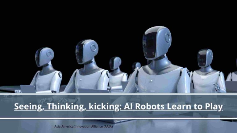 Read more about the article Seeing, Thinking, kicking: AI Robots Learn to Play